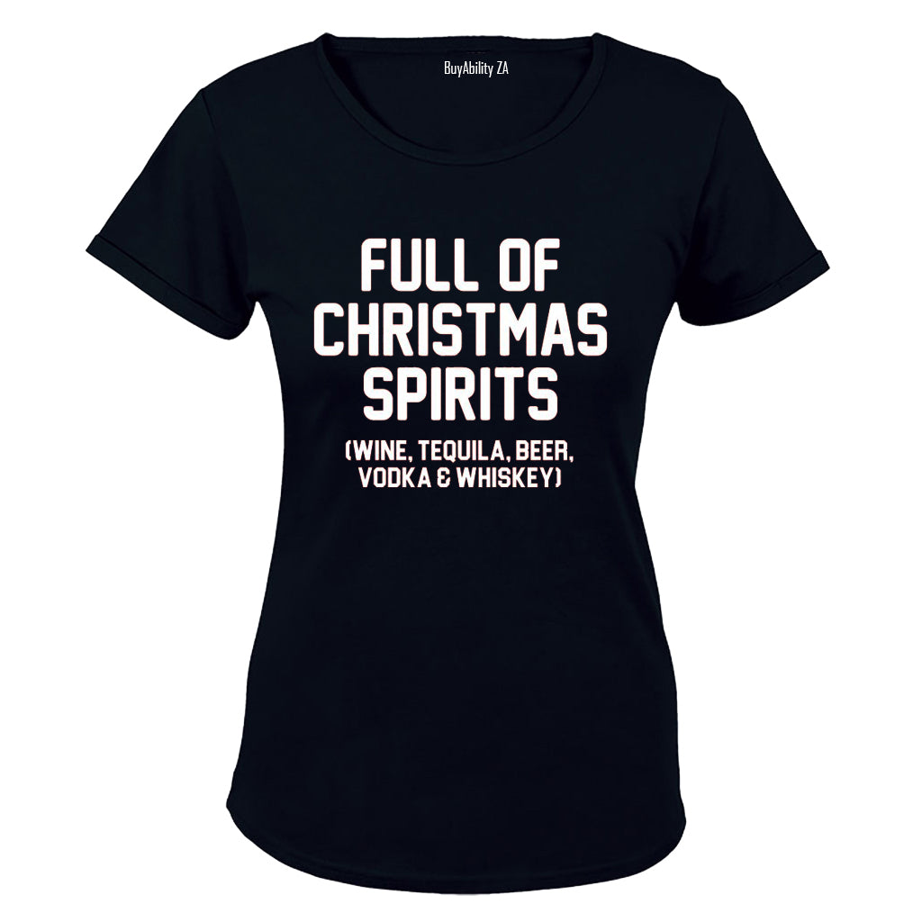 Full of Christmas Spirits - Ladies - T-Shirt