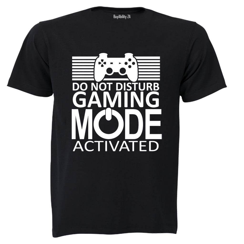 Gaming Mode - Activated - Adults - T-Shirt - BuyAbility