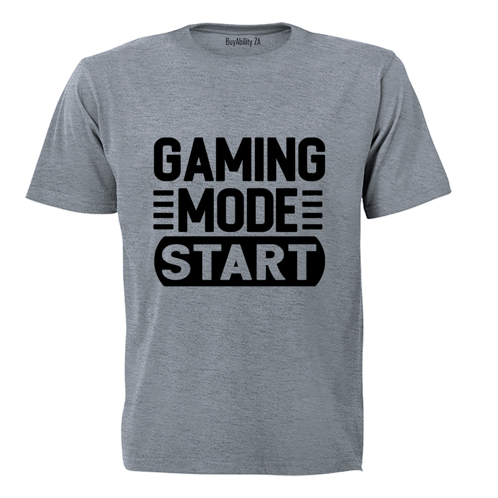 Gaming Mode - Start - Adults - T-Shirt - BuyAbility
