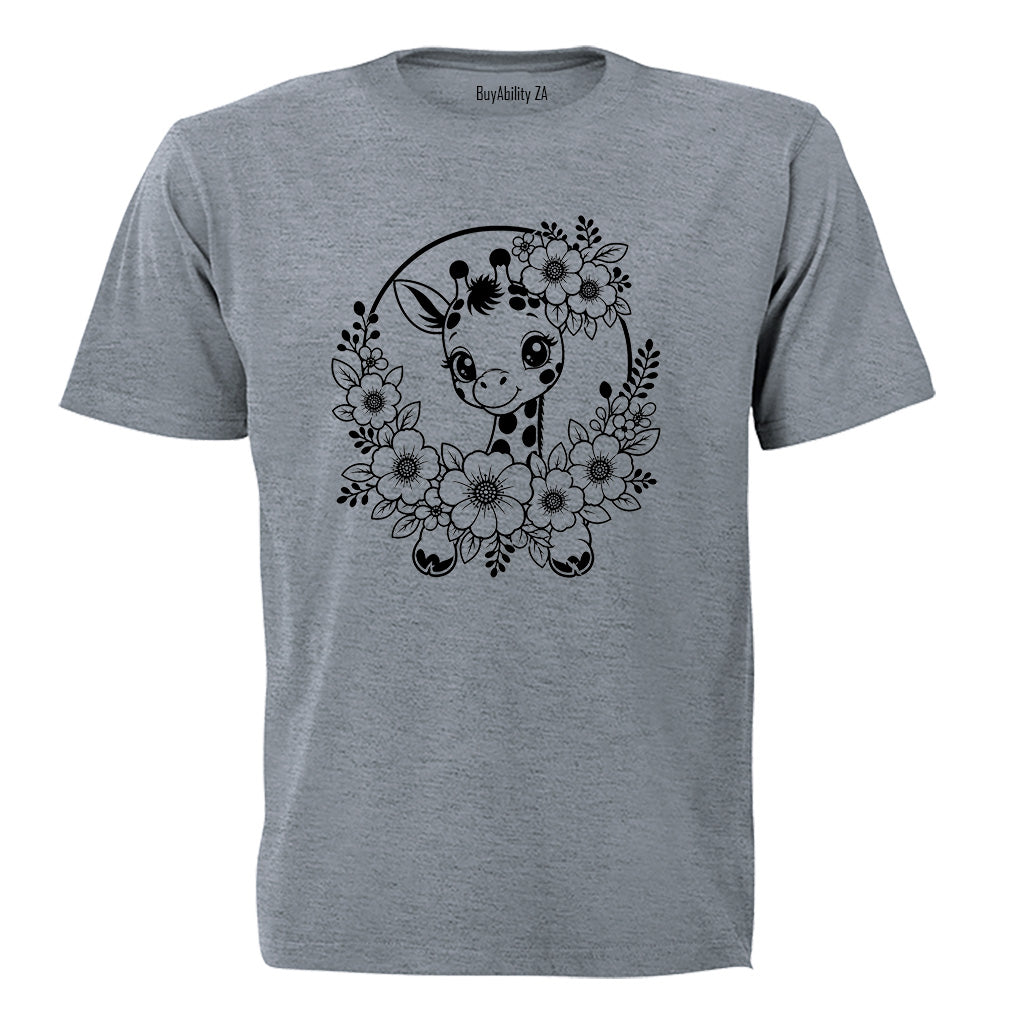 Giraffe Wreath - Kids T-Shirt - BuyAbility South Africa