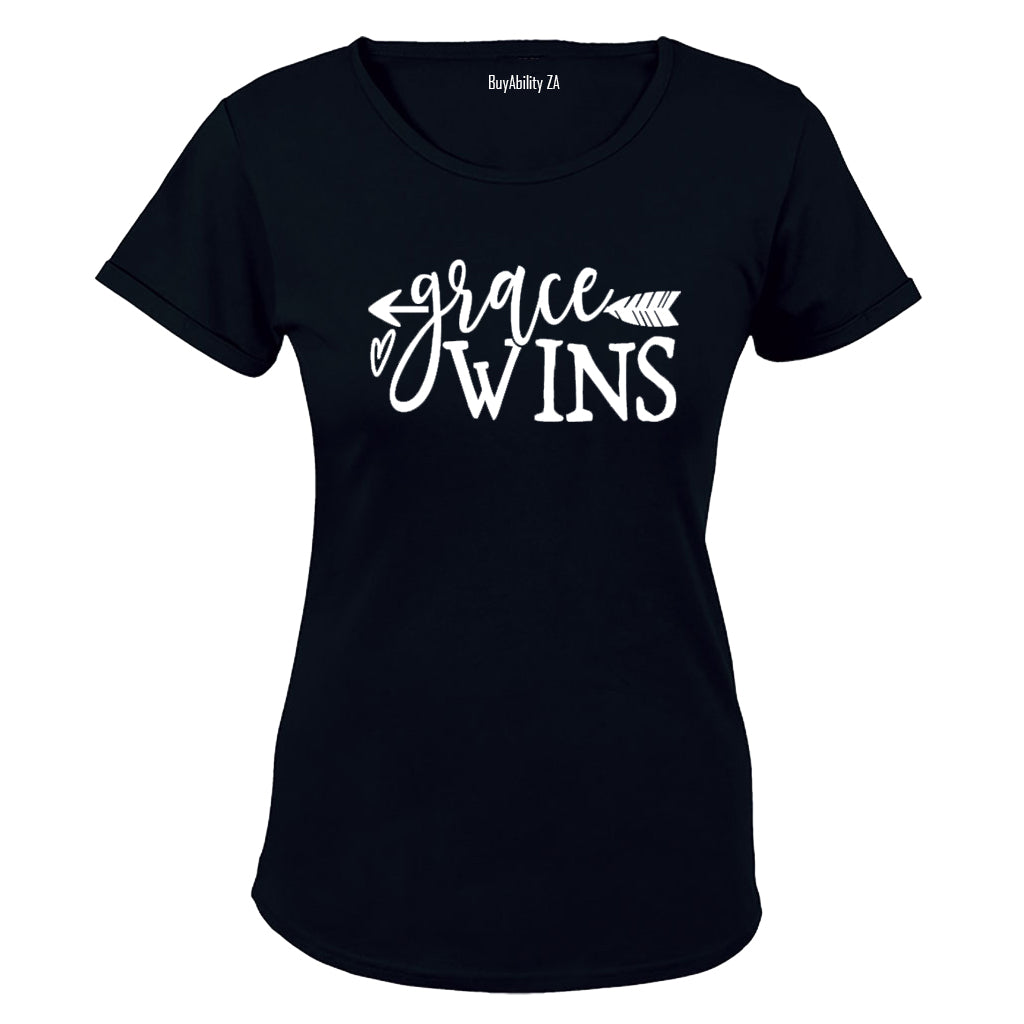 Grace Wins - Ladies - T-Shirt