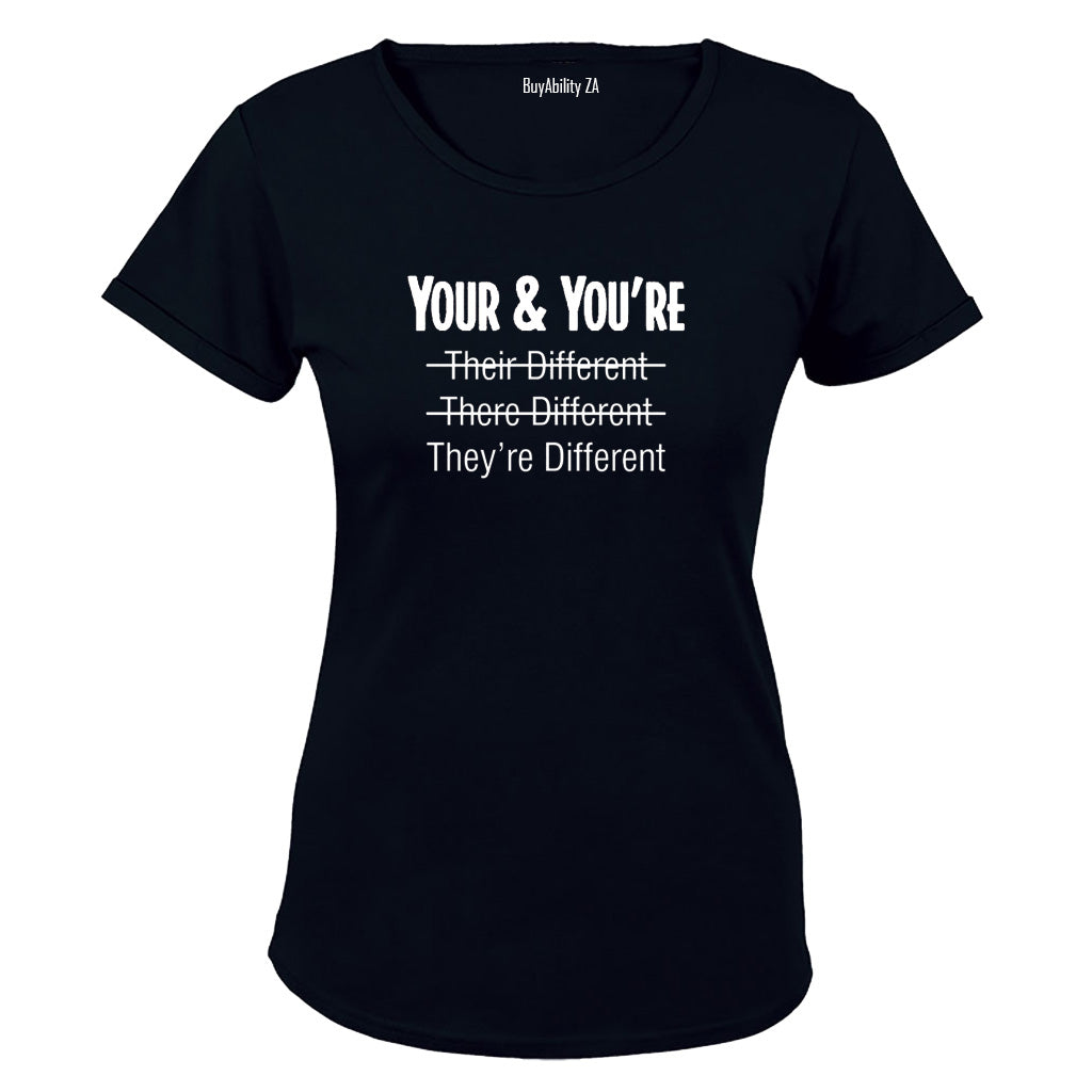They're Different - Ladies - T-Shirt - BuyAbility South Africa