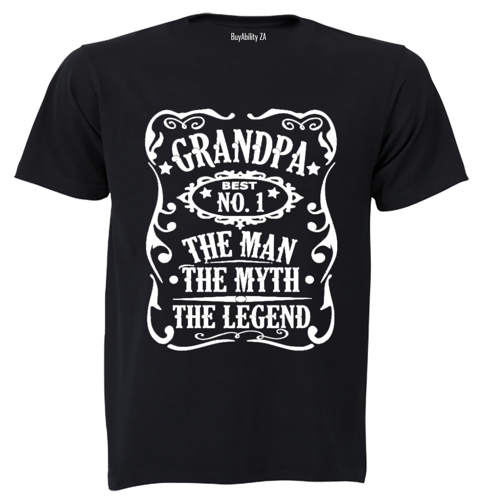 Grandpa - The Man. Myth. Legend - Adults - T-Shirt