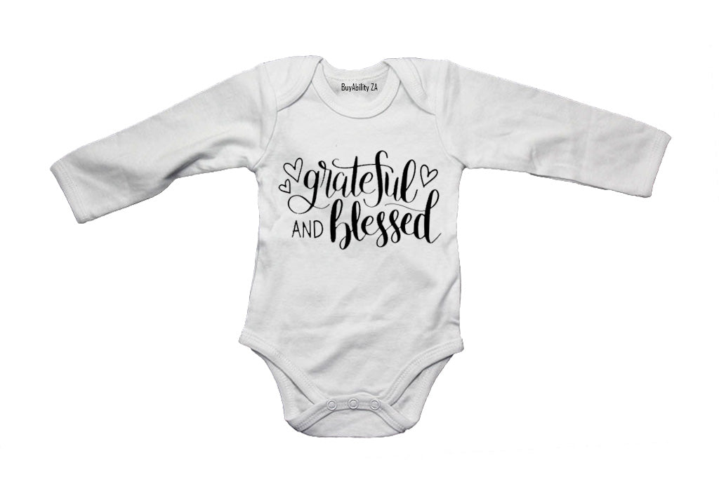 Grateful and Blessed - Baby Grow