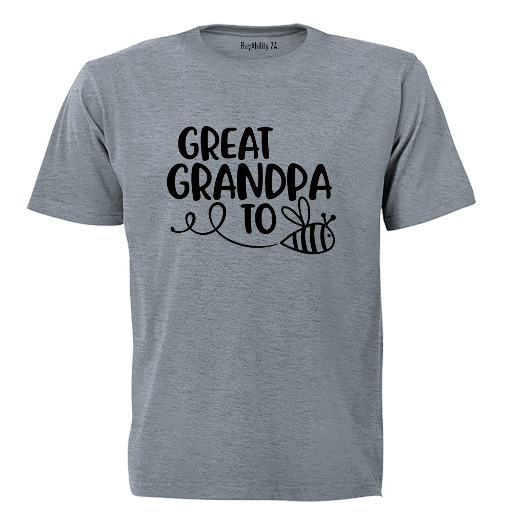 Great Grandpa To Bee - Adults - T-Shirt