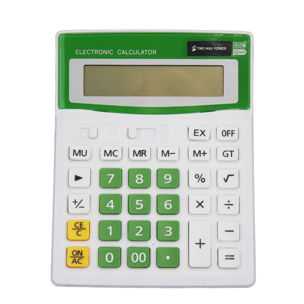 Large Green Desktop Calculator - BuyAbility
