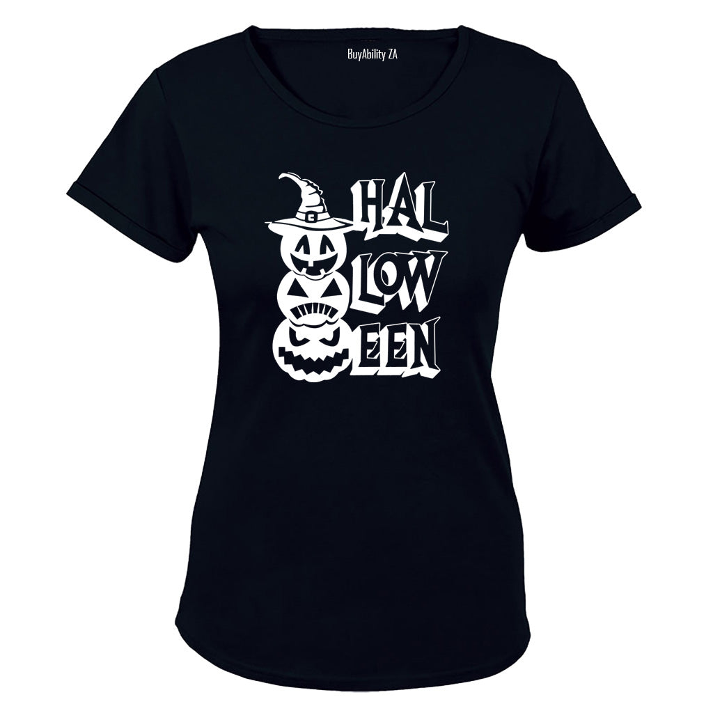 Halloween Pumpkin Stack - Ladies - T-Shirt