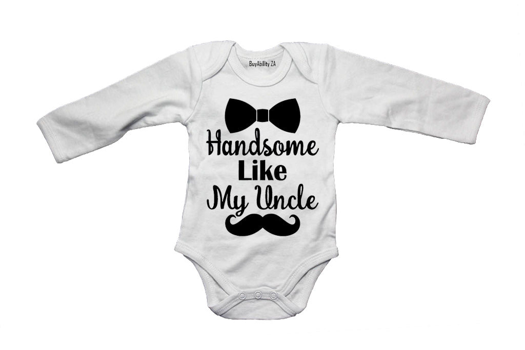 Handsome Like My Uncle - Baby Grow