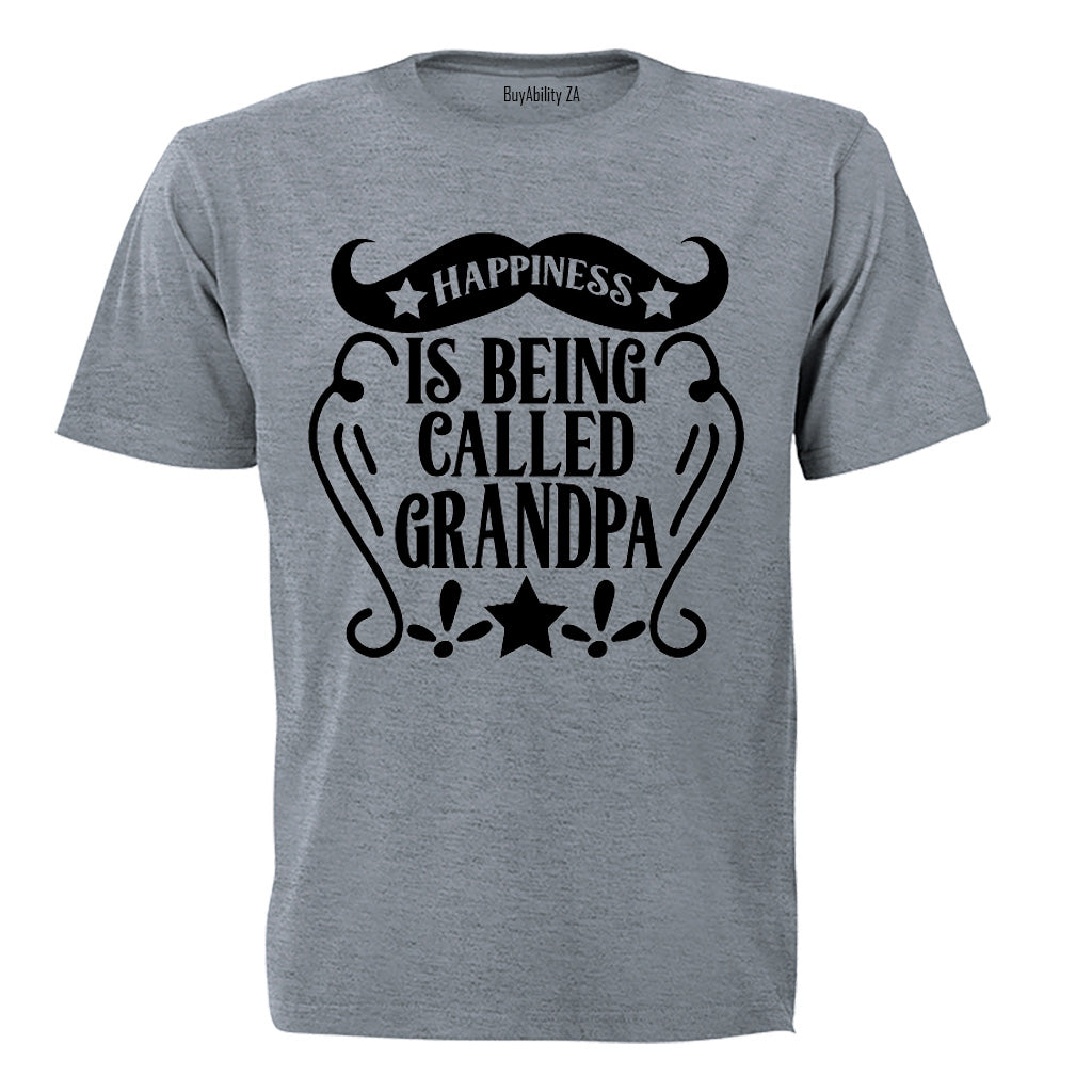 Happiness is being Called Grandpa - Adults - T-Shirt