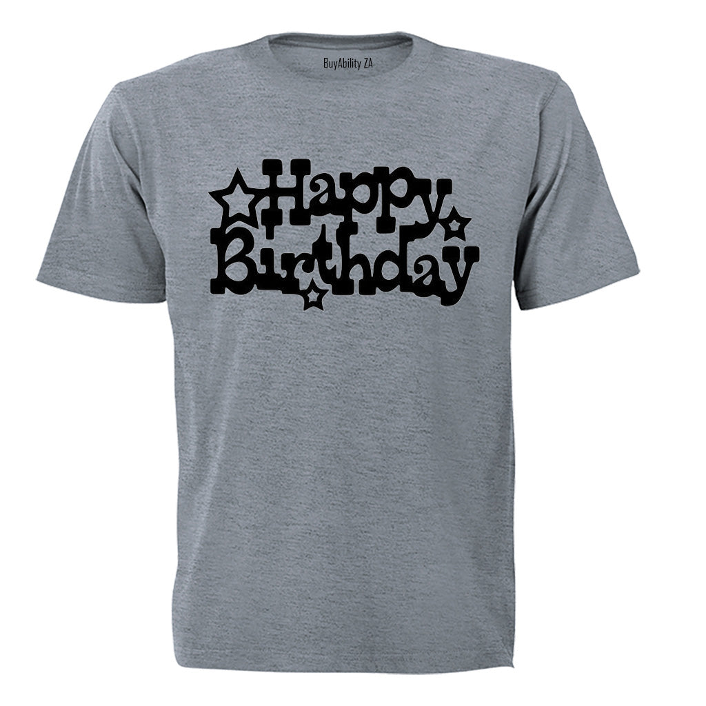 Happy Birthday - Stars - Kids T-Shirt