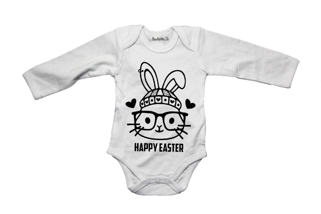 Happy Easter - Hat Bunny - Baby Grow