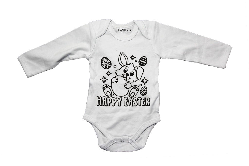 Happy Easter - Hug Eggs - Baby Grow
