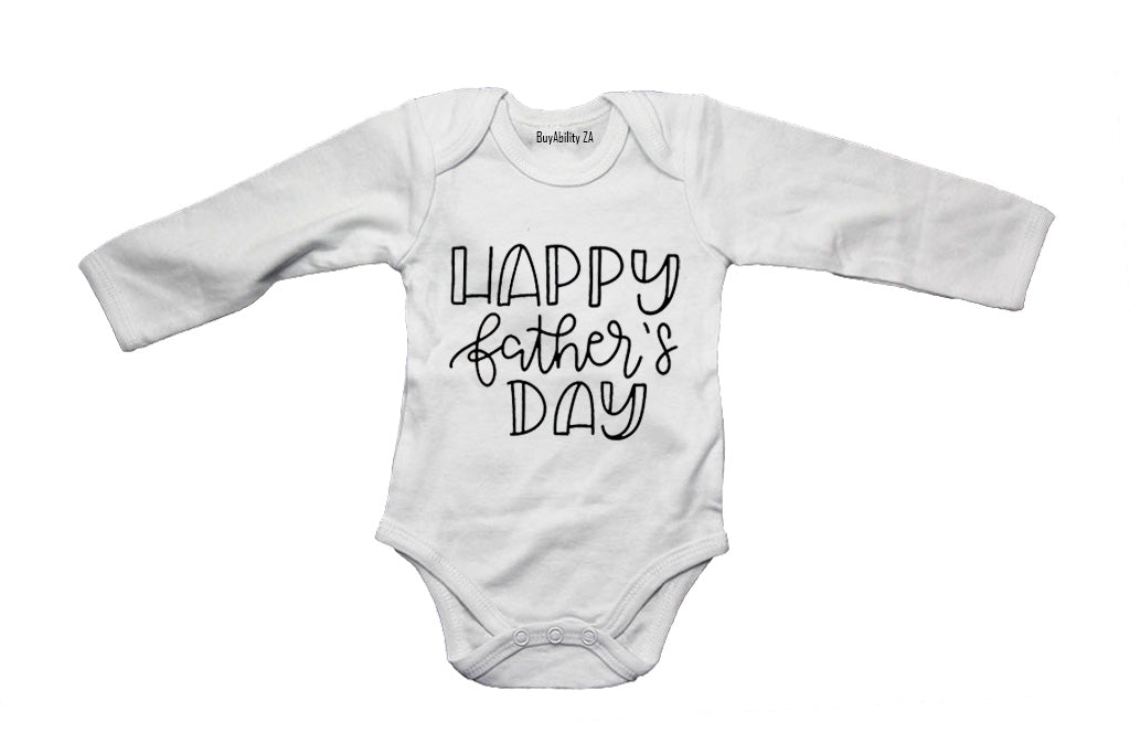 Happy Fathers Day - Fonts - Baby Grow