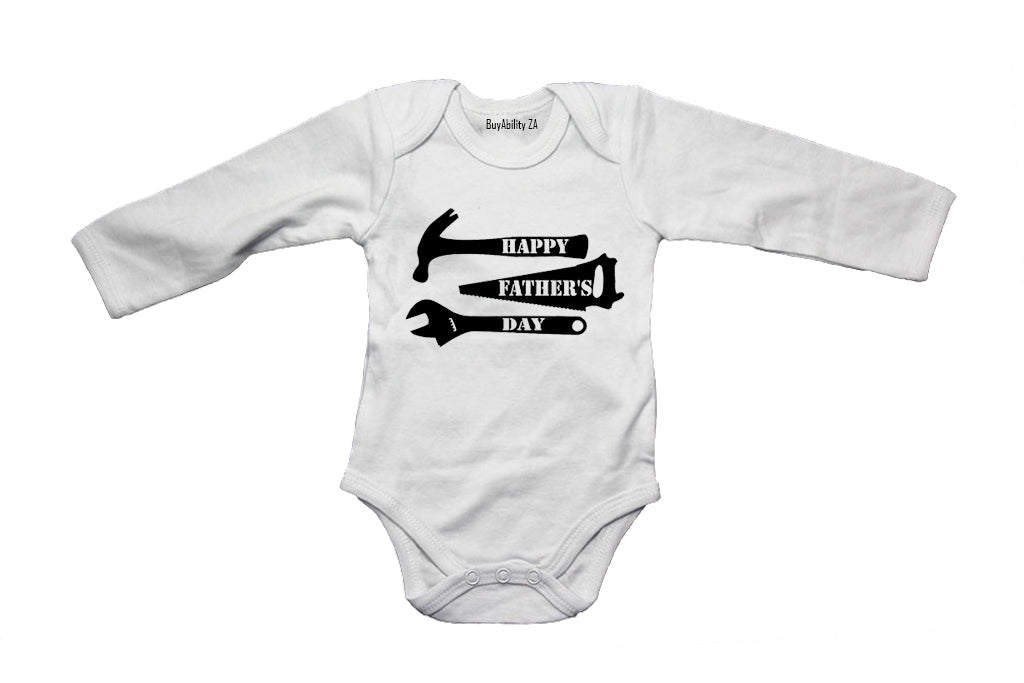 Happy Fathers Day - Tools - Baby Grow