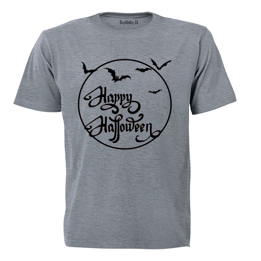 Happy Halloween - Circular Design - Adults - T-Shirt