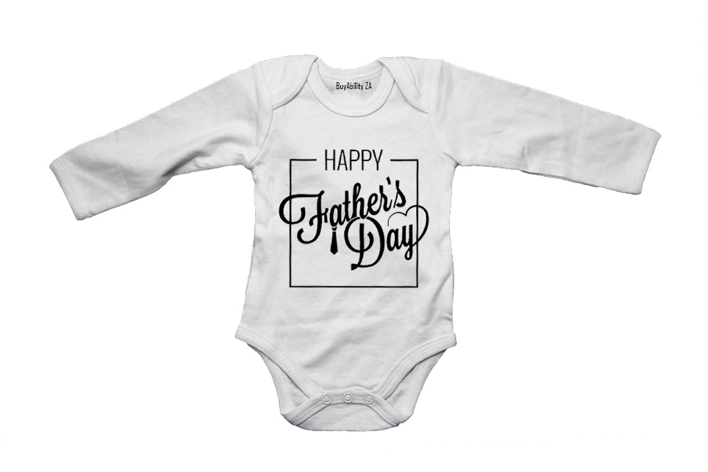 Happy Fathers Day - Square - Baby Grow