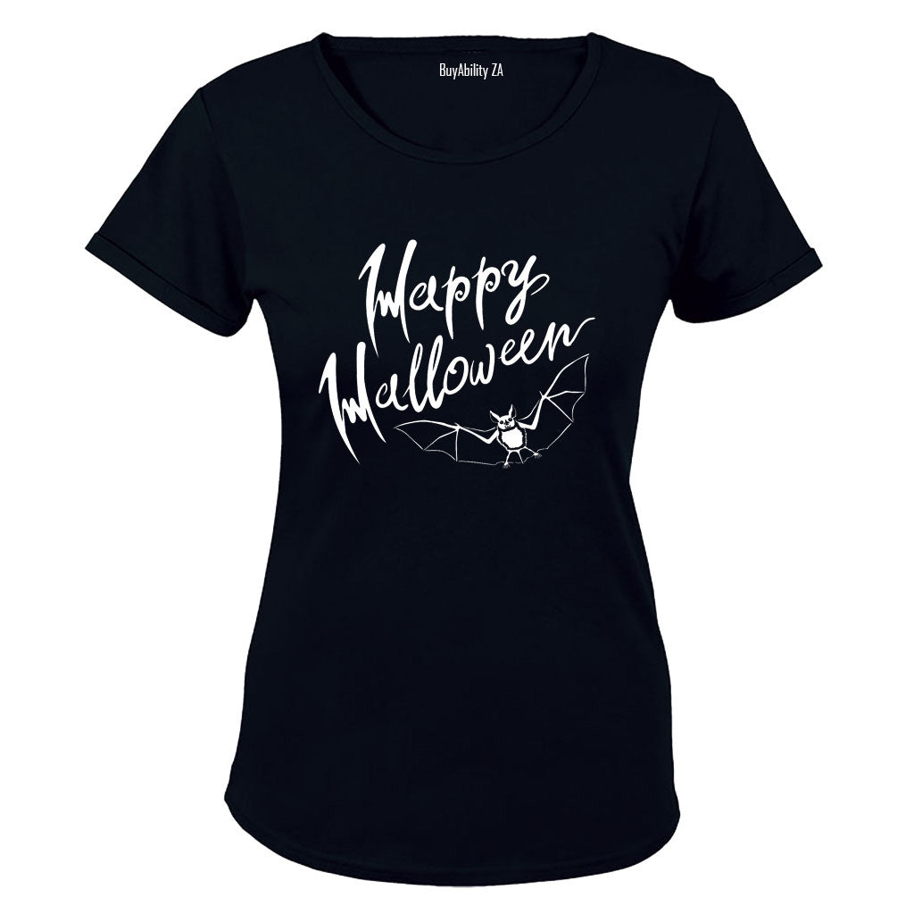 Happy Halloween - Bat - Ladies - T-Shirt