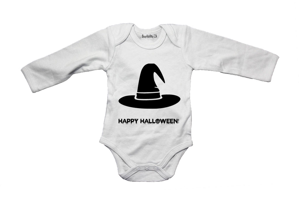 Happy Halloween, Witch Hat! - Baby Grow