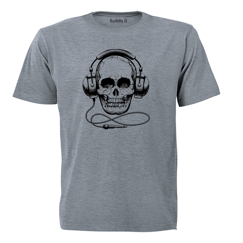 Headphone Skull - Adults - T-Shirt