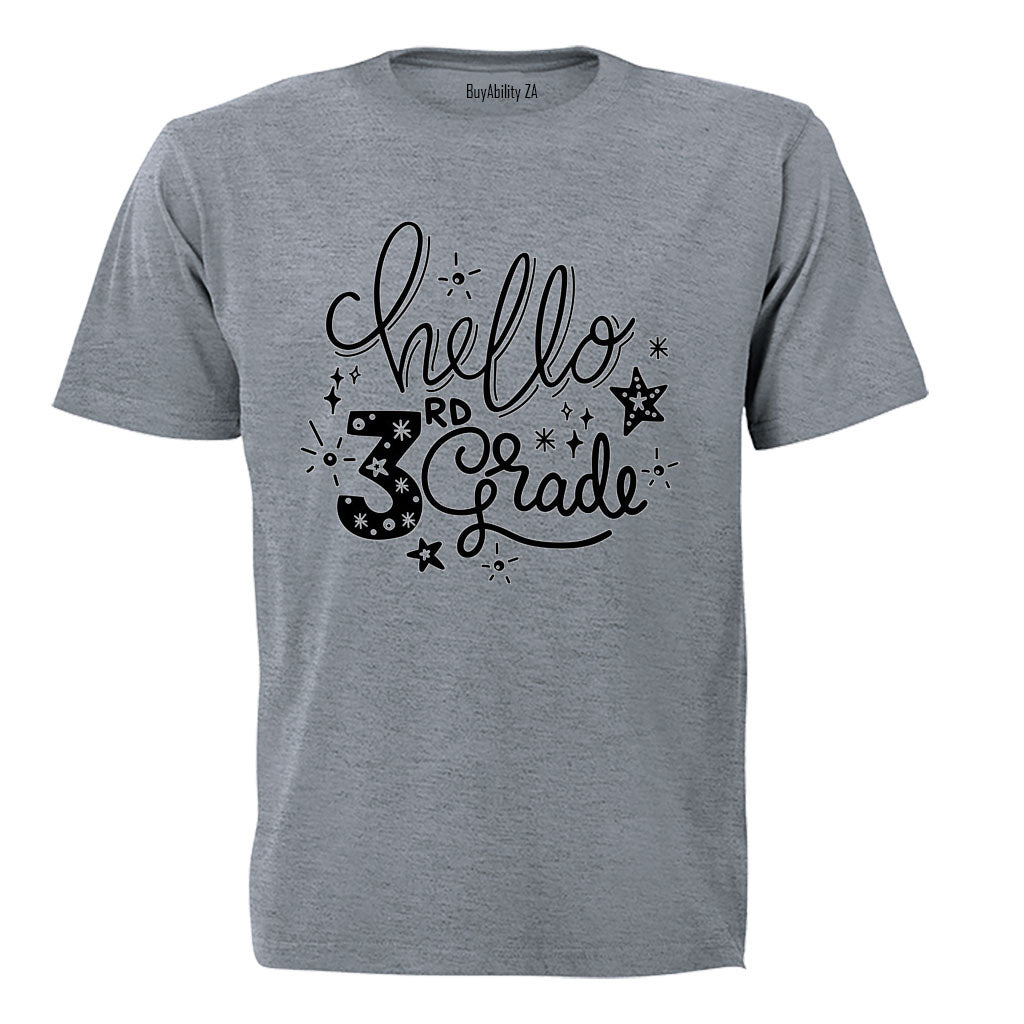 Hello 3rd Grade - Kids T-Shirt