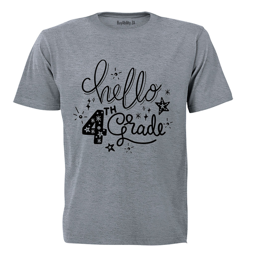 Hello 4th Grade - Kids T-Shirt