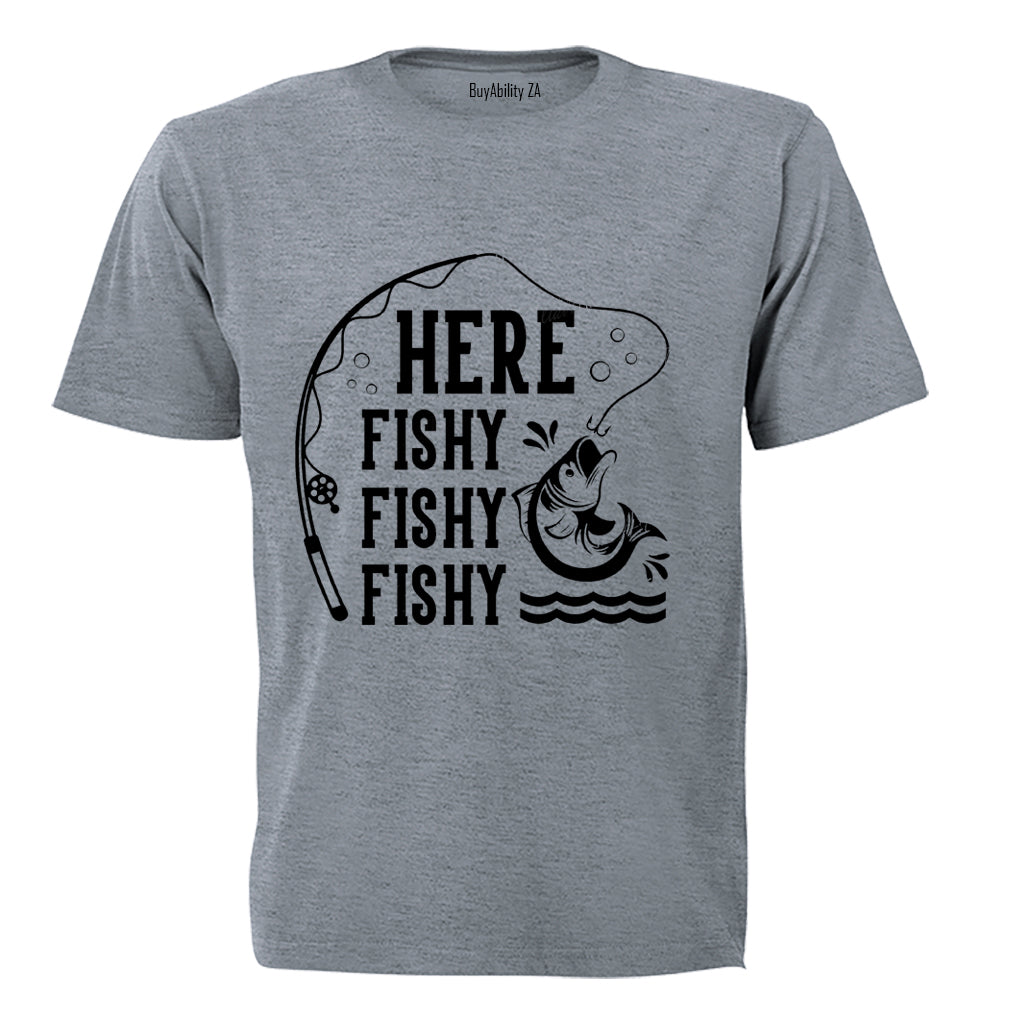 Here Fishy Fishy - Kids T-Shirt