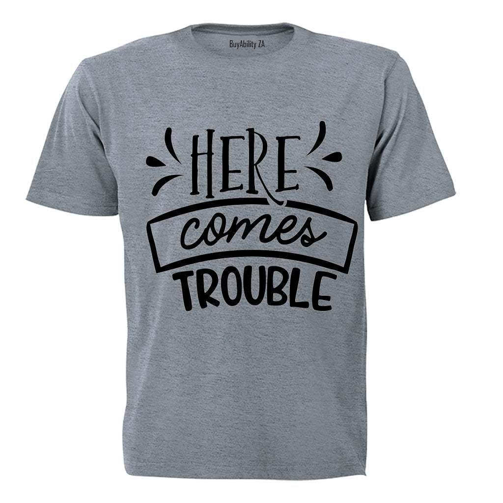 Here Comes Trouble! - Kids T-Shirt