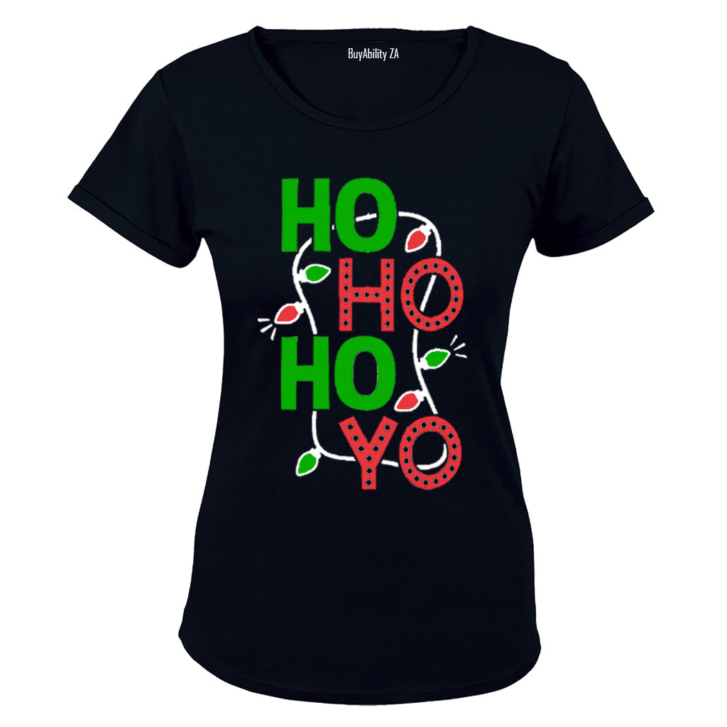 Ho Ho Ho Yo - Christmas - Ladies - T-Shirt