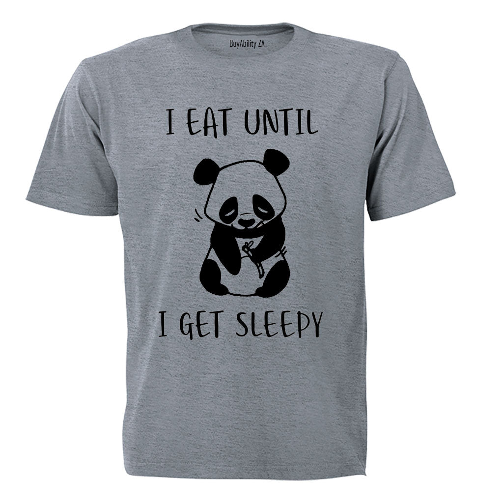 I Eat Until I Get Sleepy - Panda - Adults - T-Shirt