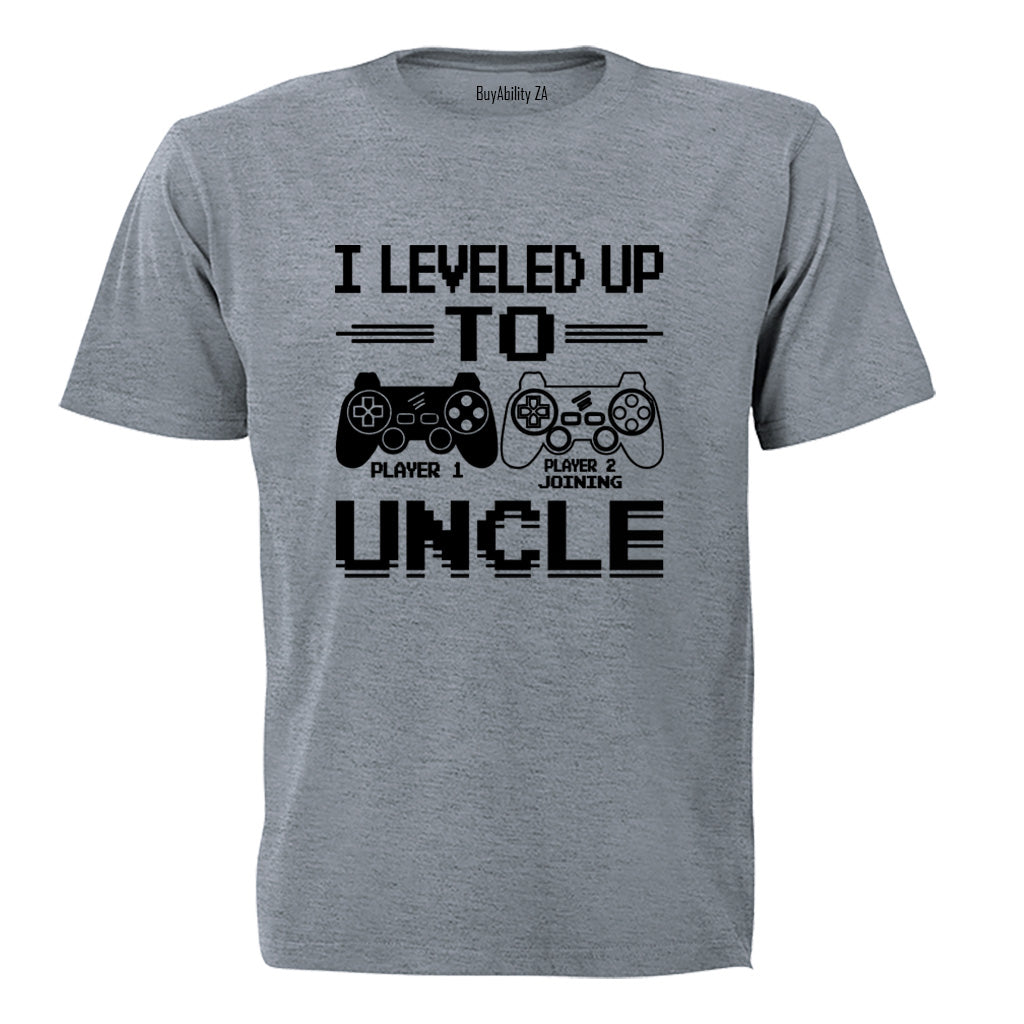 I Leveled Up To Uncle - Adults - T-Shirt - BuyAbility South Africa