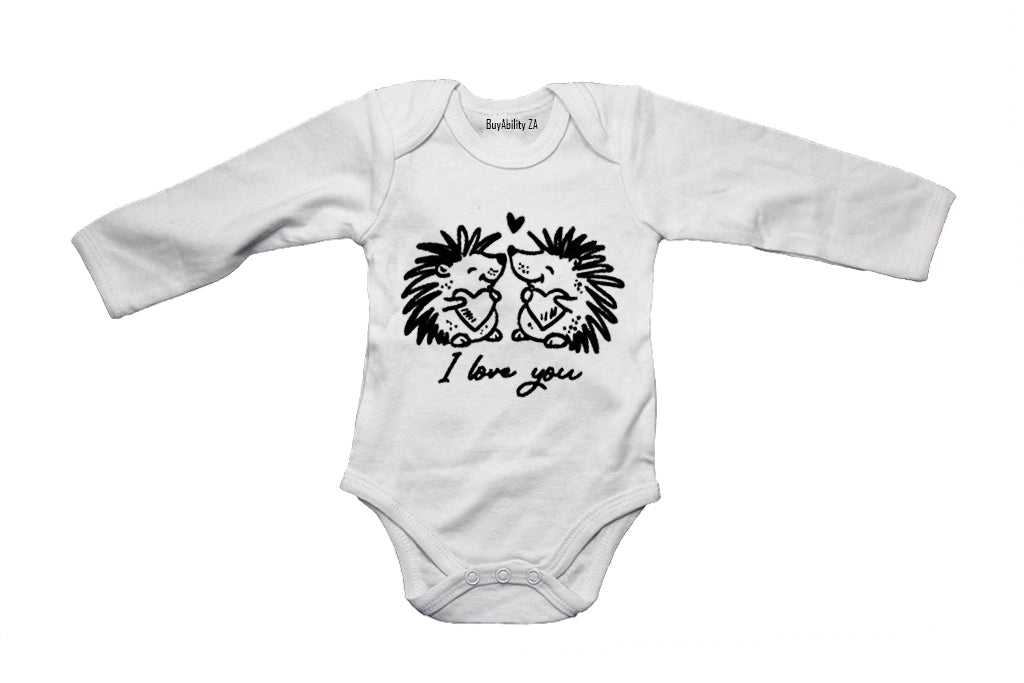 I Love You - Hedgehogs - Baby Grow