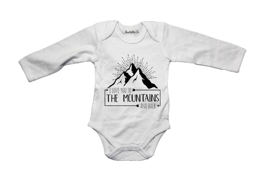 I Love You to the Mountains and Back! - Baby Grow