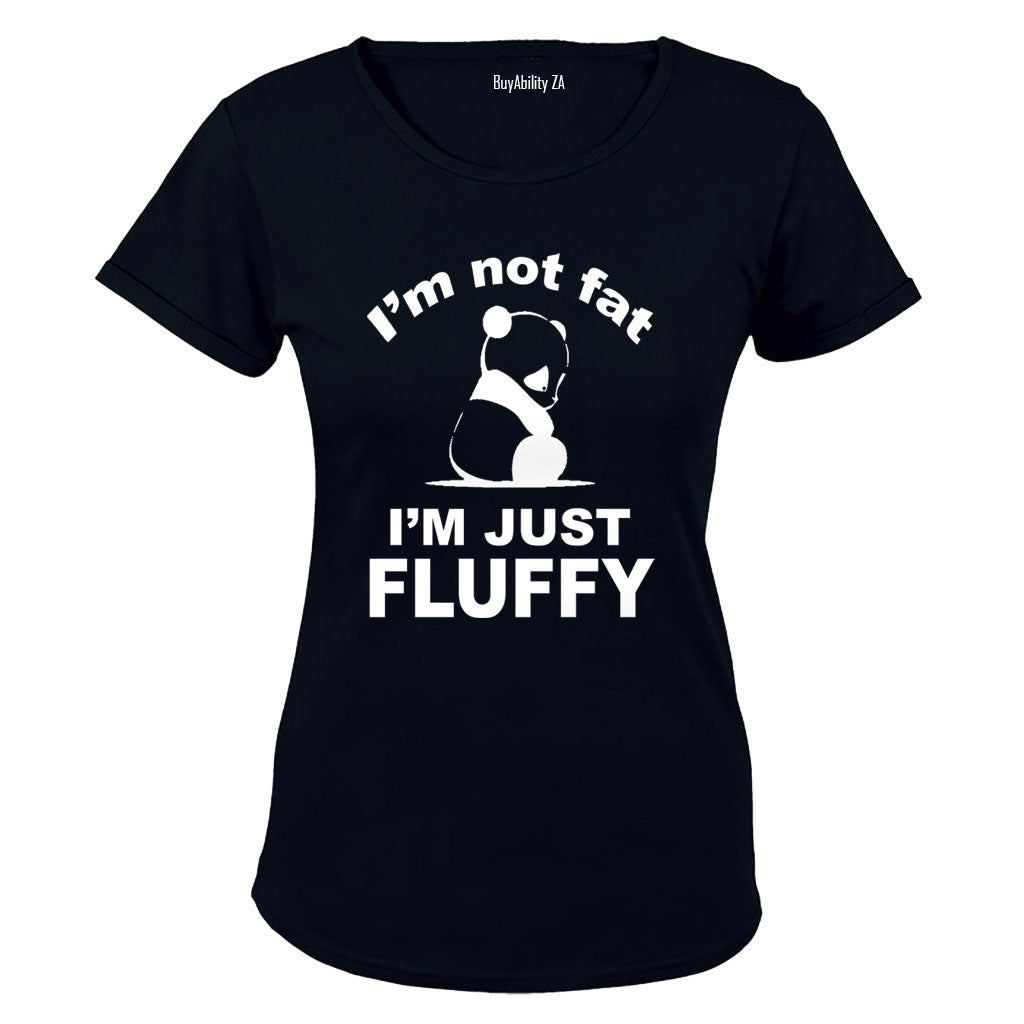 I'm Not Fat - Panda - Ladies - T-Shirt - BuyAbility