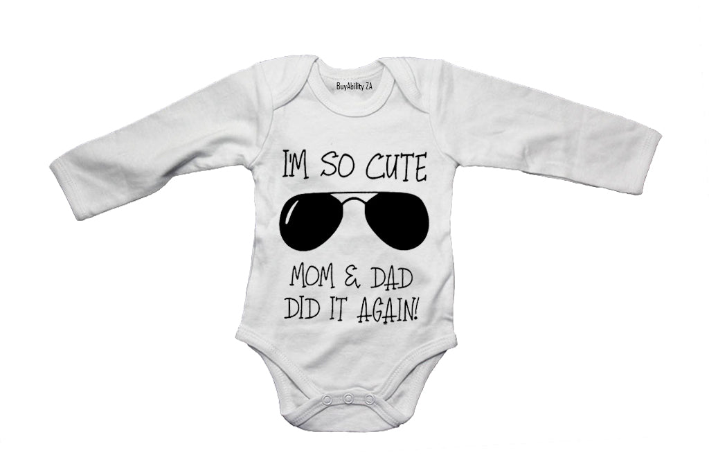 I'm So Cute - Baby Grow