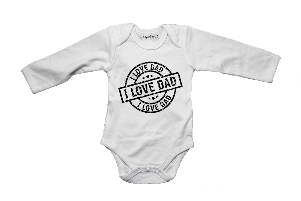 I Love DAD - Circular - Baby Grow
