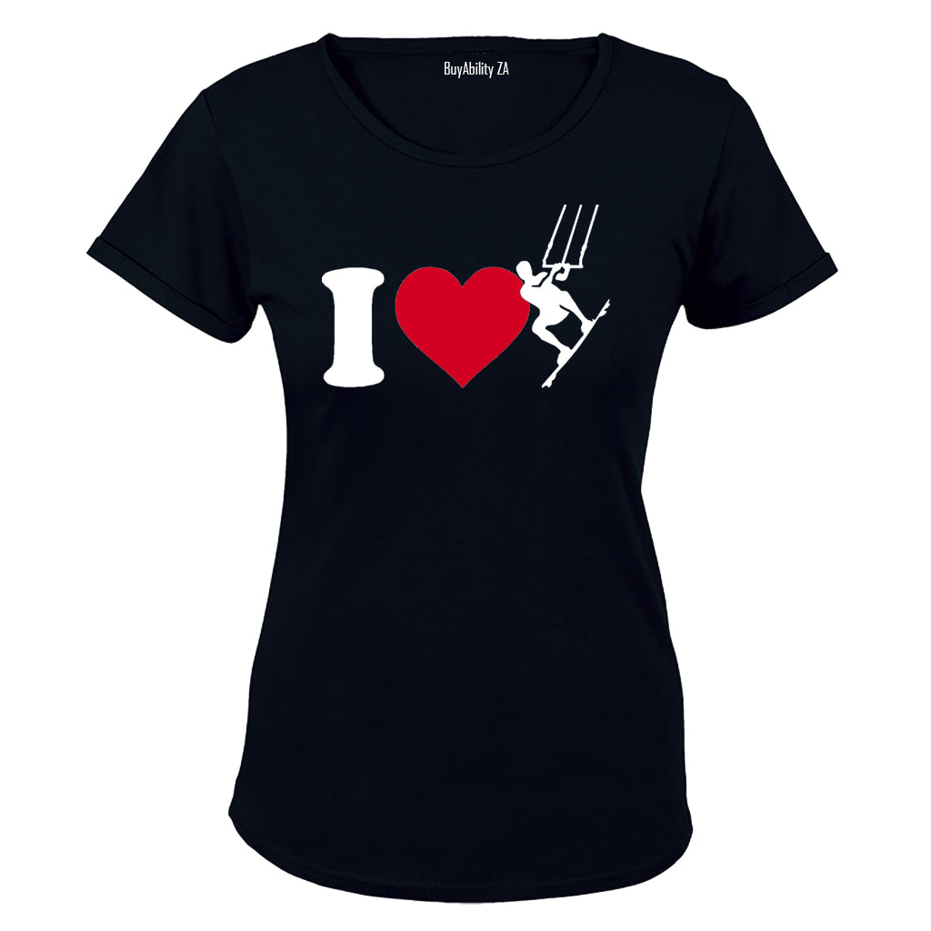 I Love Kite Surfing - Ladies - T-Shirt