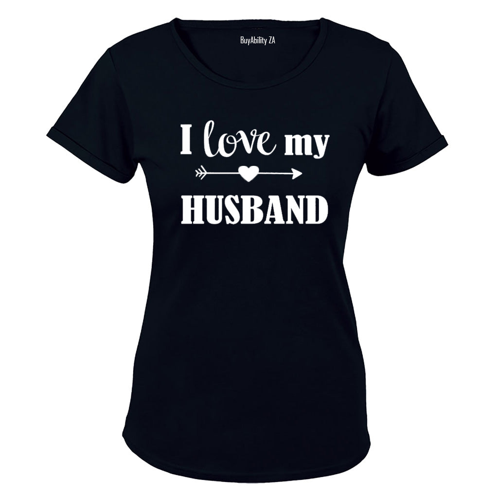 I Love my Husband - Ladies - T-Shirt - BuyAbility