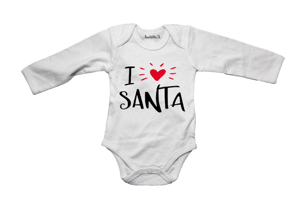 I Love Santa - Christmas - Baby Grow