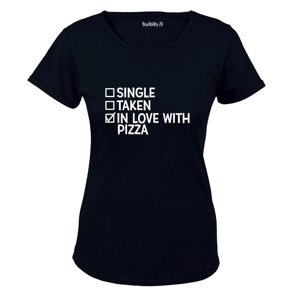 In Love With PIZZA - Valentine - Ladies - T-Shirt