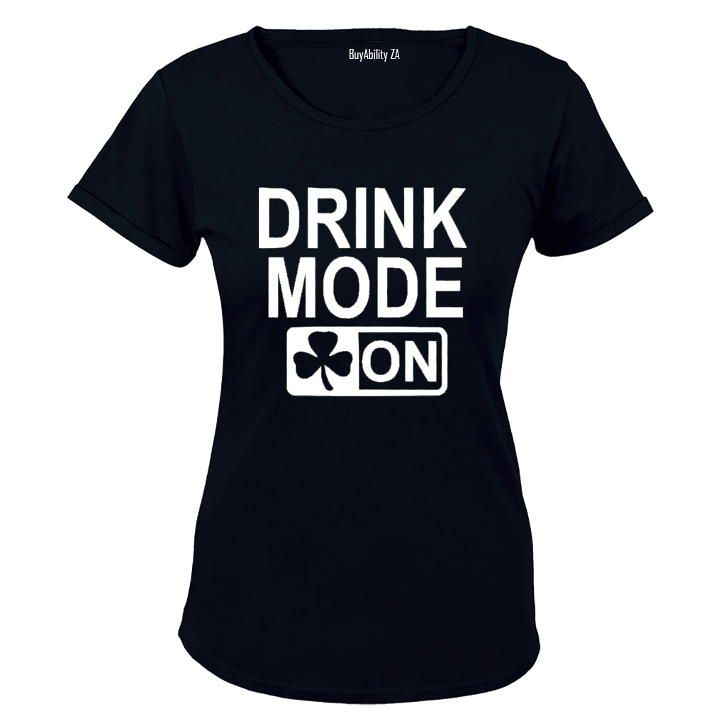 Drink Mode - St. Patrick's Day - Ladies - T-Shirt