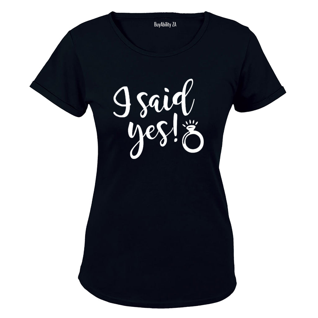I Said Yes - Ring Bling - Ladies - T-Shirt