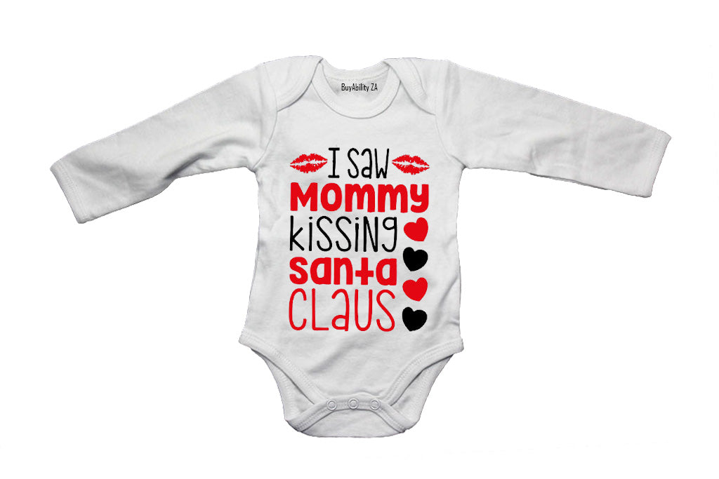 I Saw Mommy Kissing Santa - Christmas - Baby Grow