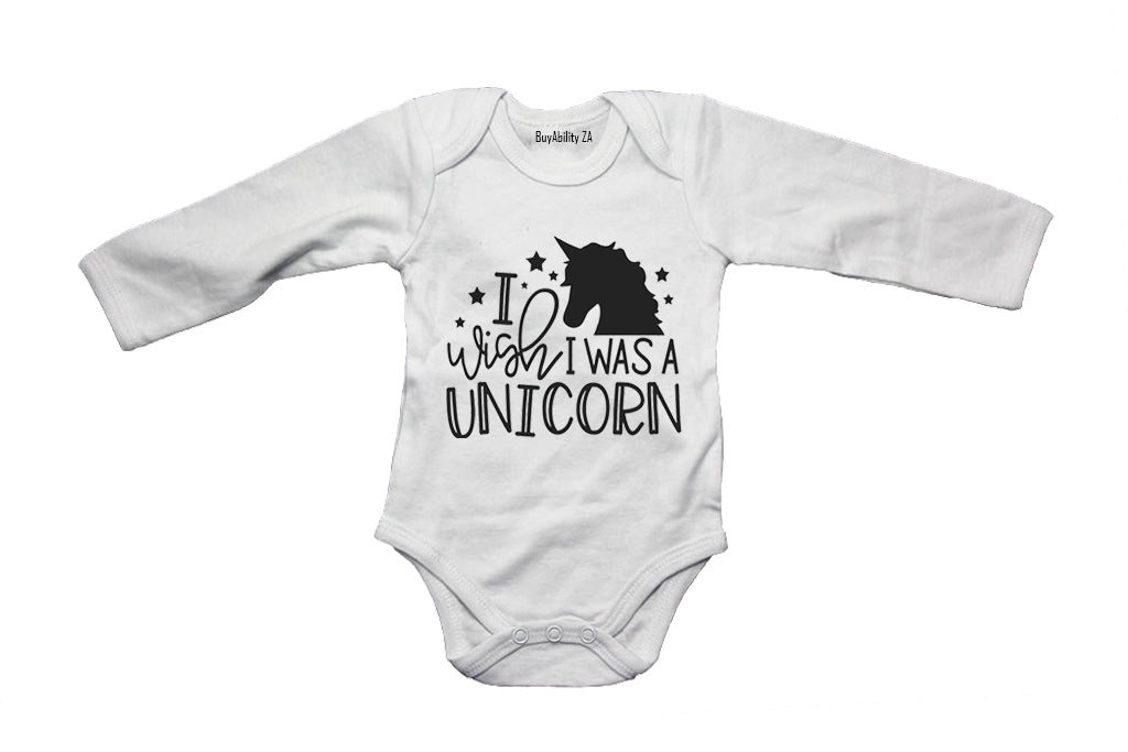 I Wish I was a Unicorn - Baby Grow