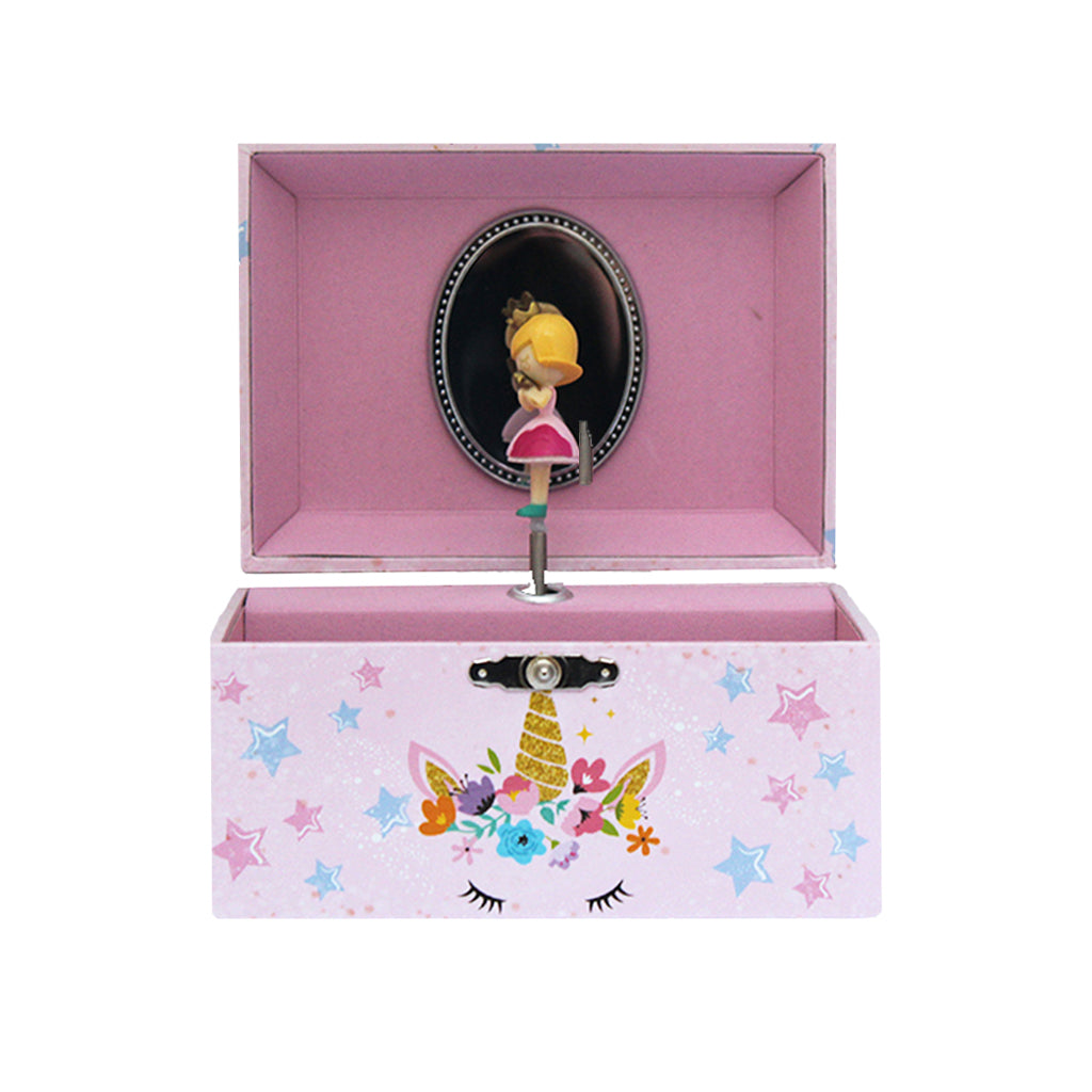 Unicorn & Ballerina - Musical Jewellery Box
