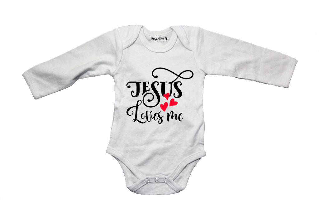 Jesus Loves Me - Valentine - Baby Grow