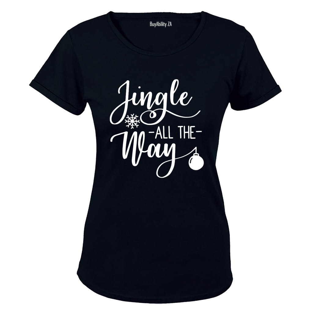 Jingle All The Way - Christmas - Ladies - T-Shirt
