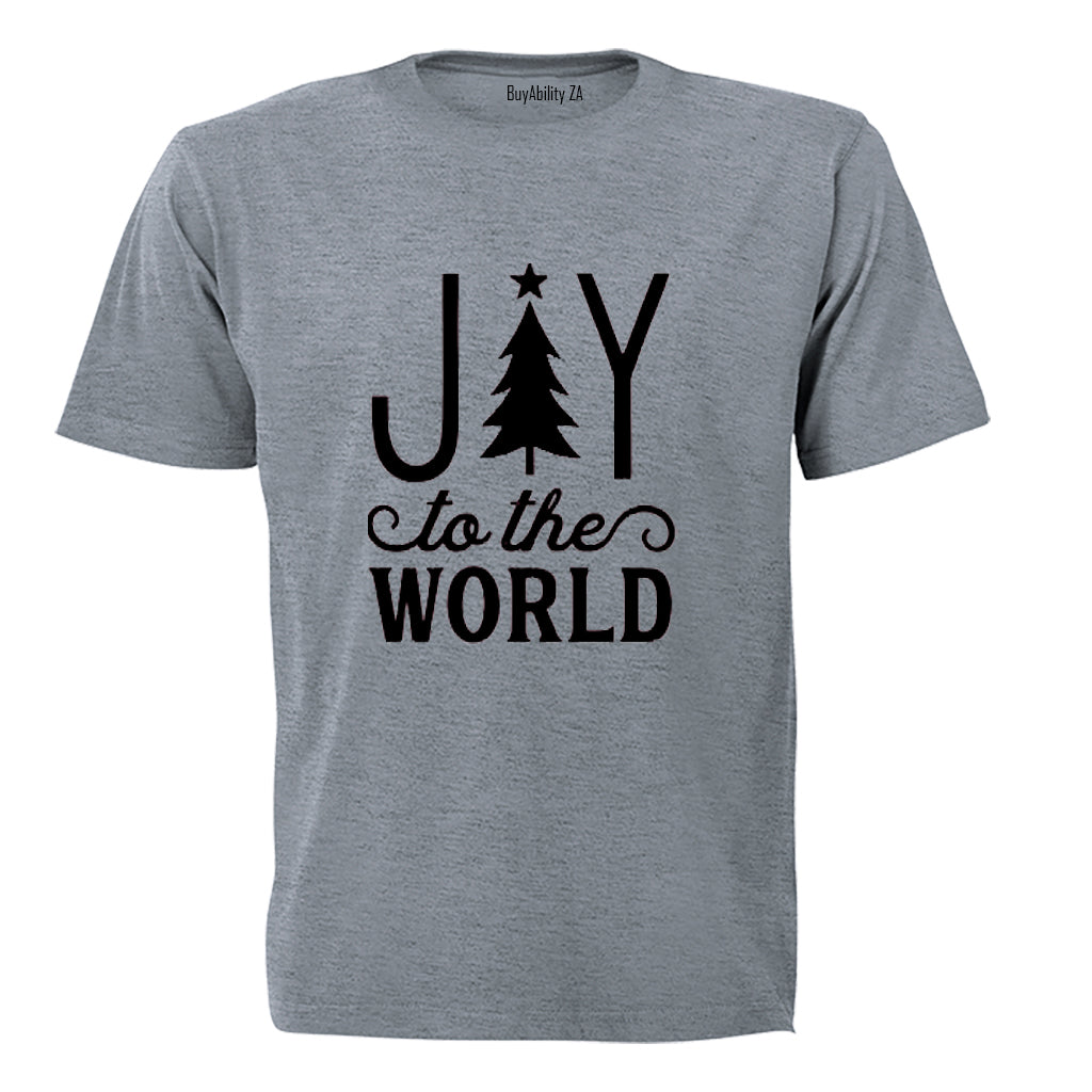 Joy To The World - Christmas Tree - Kids T-Shirt
