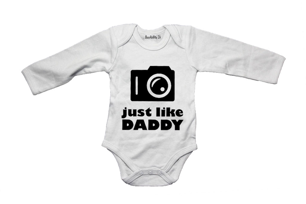 Just Like Daddy - Camera - Baby Grow