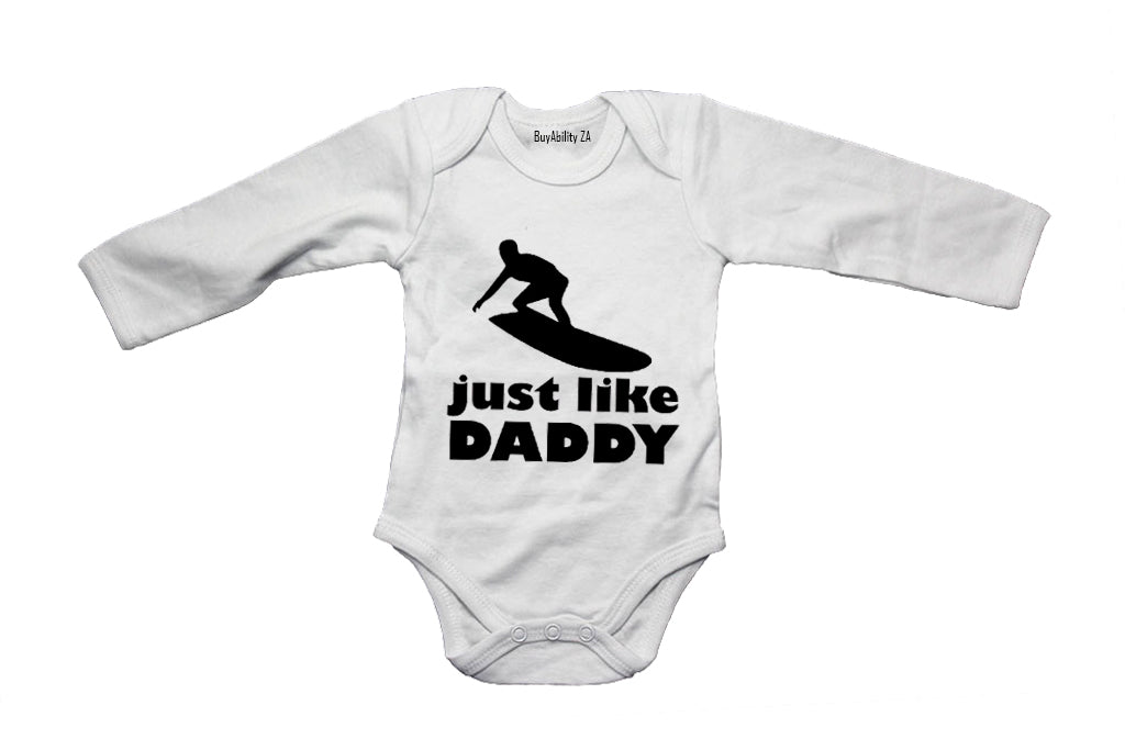 Just Like Daddy - Surfer - Baby Grow