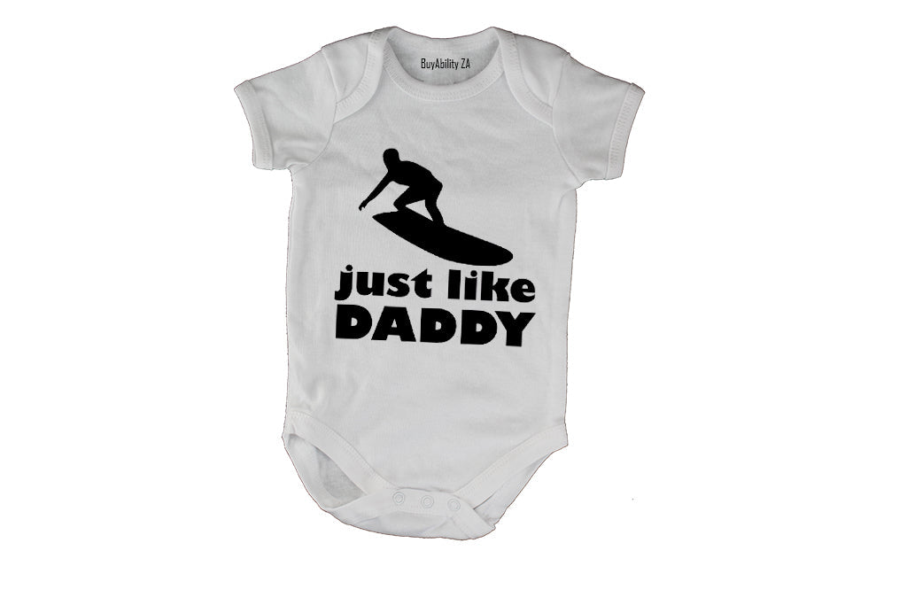 Just Like Daddy - Surfer - Baby Grow